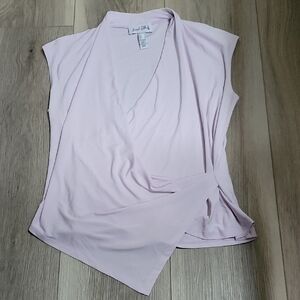 Joseph Ribkoff Light Pink Wrap Blouse